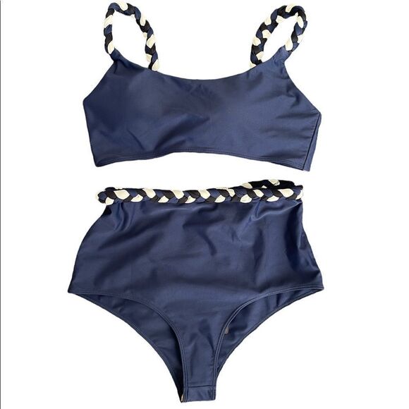 PAPER LONDON SUNSHINE BIKINI TOP/ HELENA BIKINI BOTTOMS IN BRAIDHEART - Picture 9 of 12